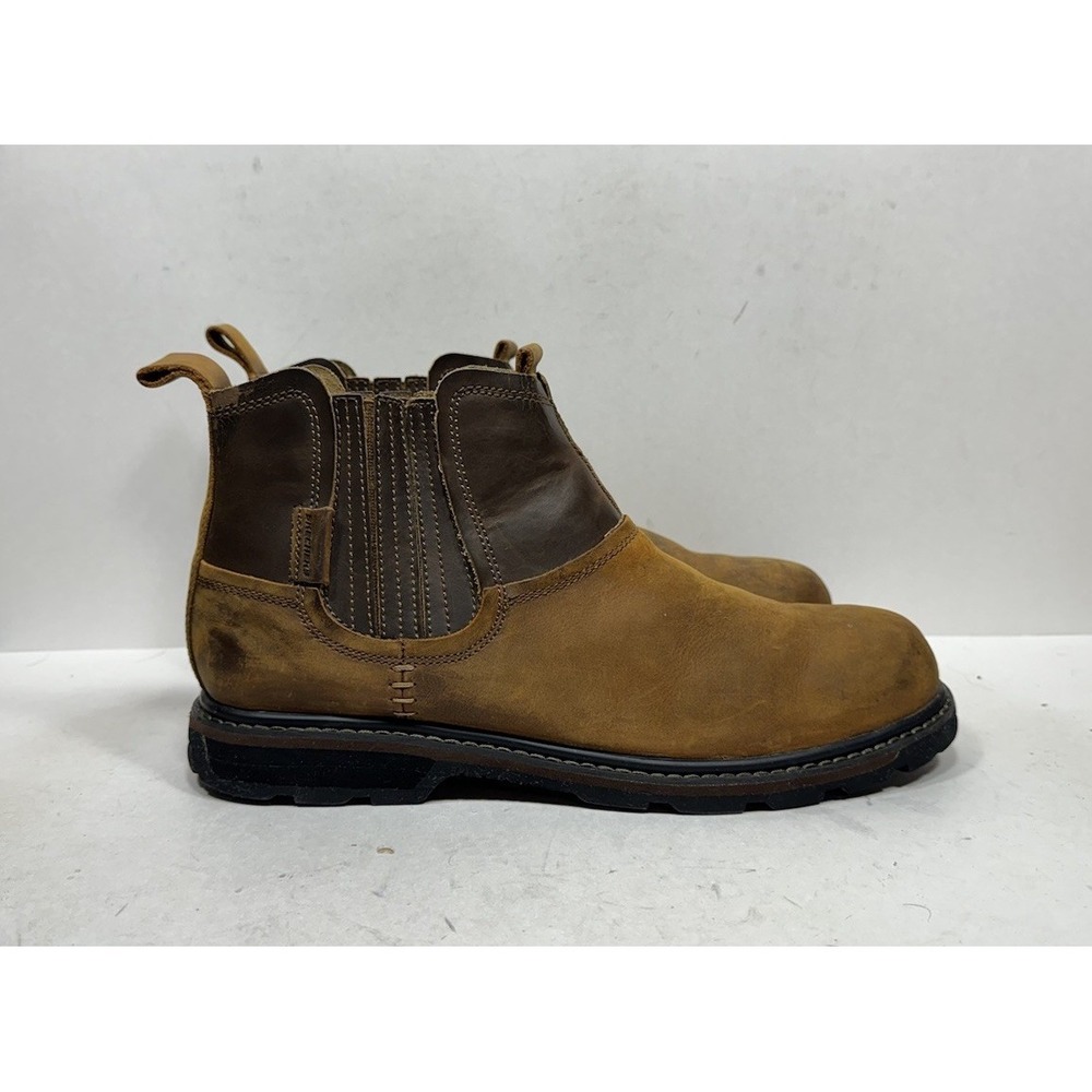 Skechers Blain Olsen Boots Shoes 62929 CDB Dark Brown Men's Size 12